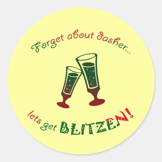 Vergeet Dasher Ronde Sticker (Voorkant)