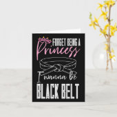 Vergeet dat ik een prinses wil zijn... ik wil een  kaart (Gele Bloem)