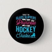 Vergeet de glazen dippers die prinses Hockey S Ronde Button 5,7 Cm (Voorkant)