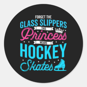 Vergeet de glazen dippers die prinses Hockey S Ronde Sticker