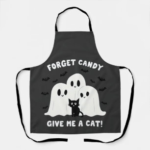 Vergeet De Snoep Geef Me Een Kat Enge Halloween Schort