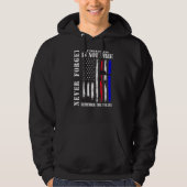 Vergeet de vrijheid niet: vrije veteraan Memorial  Hoodie (Voorkant)