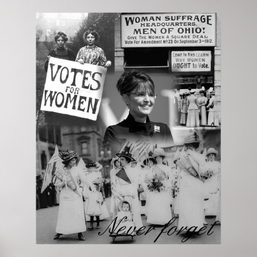 Vergeet de vrouwen nooit poster (Voorkant)