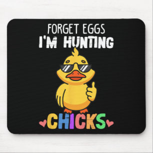 Vergeet Eieren Ik Jaag Kuikens Funny Easter Boys T Muismat