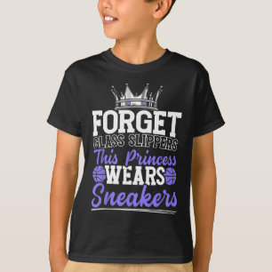 Vergeet GL Slippers Deze prinses draagt Sneakers T-shirt