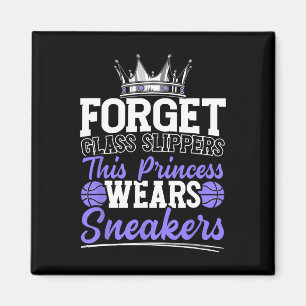 Vergeet Glass Slippers Deze prinses draagt Sneaker Magneet