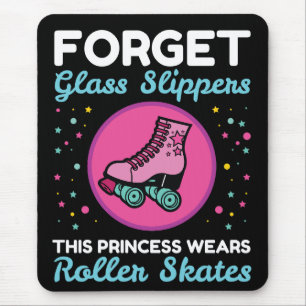 Vergeet Glass Slippers Princess Wears Roller Schaa Muismat