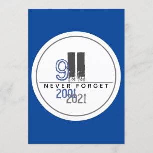 Vergeet het 911Gray World Trade Center nooit Kaart