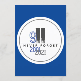 Vergeet het 911Gray World Trade Center nooit Kaart