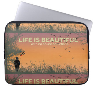 Vergeet het internet. laptop sleeve