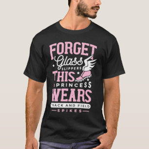 Vergeet het spoor van de schuifbalken van glas en t-shirt