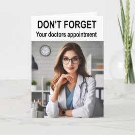 Vergeet je doktersafspraak niet. kaart