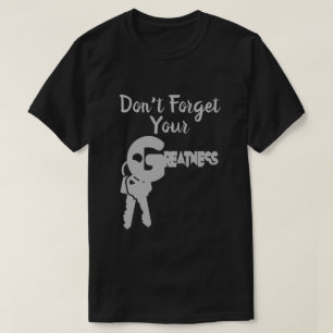 Vergeet je grote T-shirt niet