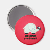 Vergeet je helm niet! magneet (Voorkant / Achterkant)