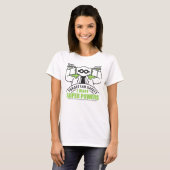 Vergeet Lab Safety I wil superkrachten Funny Scien T-shirt (Voorkant volledig)