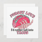 Vergeet liefde Ik herfst liever in taco's (Voorkant / Achterkant)