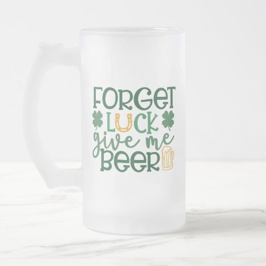 Vergeet Luck me te laten smaken. Matglas Bierpul (Links)