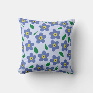 Vergeet me geen Sierkussen, Floral Pillow, Flowers Kussen