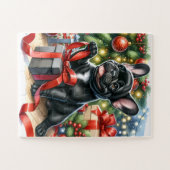 Vergeet me Knot - Black Labrador Legpuzzel (Horizontaal)