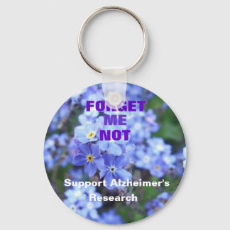 Vergeet me niet Alzheimer's Sleutelhanger