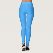 Vergeet-me-niet blauwe kleurennaam leggings (Achterkant)