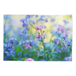 Vergeet-me-niet bloemen kussensloop