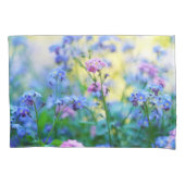 Vergeet-me-niet bloemen kussensloop (Voorkant)