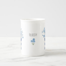 Vergeet me niet Bloemenliefhebber Keramiek Porselein Kop