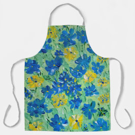 Vergeet-me-niet bloemig Schort
