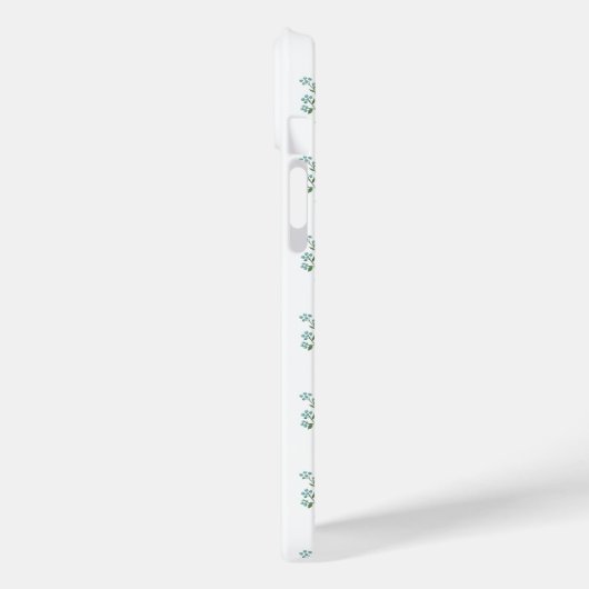Vergeet me niet bloemig zoete preppy Case-Mate iPhone case (Achterkant / Links)