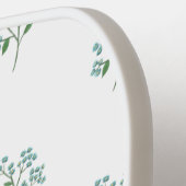 Vergeet me niet bloemig zoete preppy pickleball paddle (Links Detail)