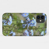Vergeet me niet Blue Floral Phone Case (Achterkant (horizontaal))