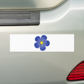 Vergeet me niet bumpersticker (Op auto)