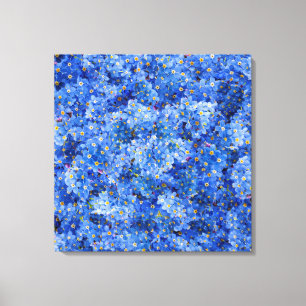 Vergeet me niet dat er geen bloem is canvas afdruk