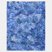 Vergeet me niet dat er geen bloem is fleece deken (Voorkant)