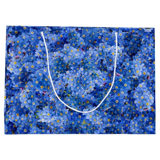 Vergeet me niet dat er geen bloem is groot cadeauzakje (Achterkant)