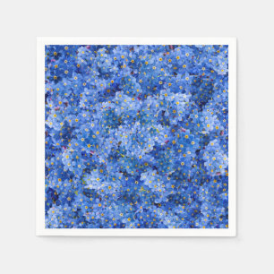 Vergeet me niet dat er geen bloem is servet