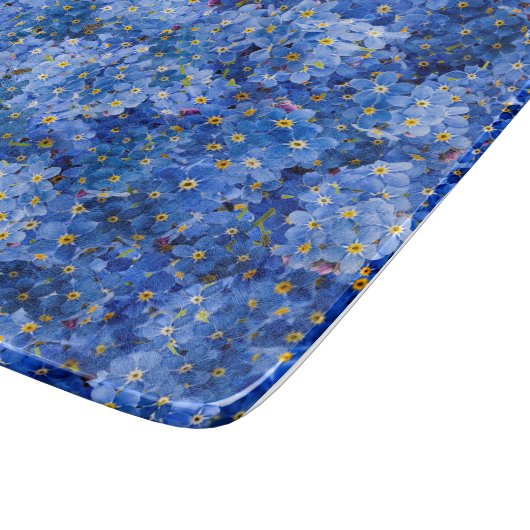 Vergeet me niet dat er geen bloem is snijplank (Hoek)