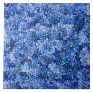 Vergeet me niet dat er geen bloem is tegeltje