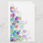 Vergeet me niet dat er geen tuinbloemen zijn briefpapier (Voorkant / Achterkant)