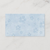 Vergeet me niet dat het Visitekaartje van de Flori (Achterkant)