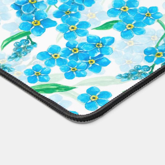 Vergeet me niet dat ik geen waterverf bloemen heb bureaumat (Hoek)