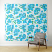 Vergeet me niet dat ik geen waterverf bloemen heb wandkleed (In Situ (horizontaal))