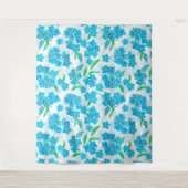 Vergeet me niet dat ik geen waterverf bloemen heb wandkleed (Voorkant)