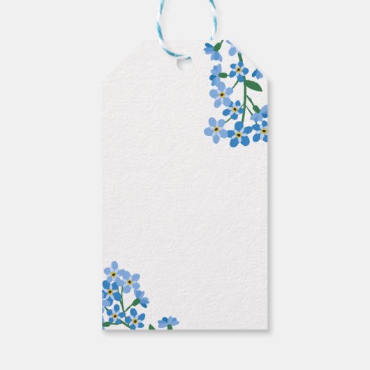 Vergeet me niet dat Scatter Seeds herinneringen gr Cadeaulabel (Achterkant)