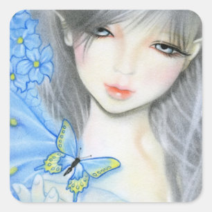 Vergeet me niet Fairy sticker