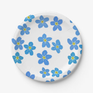 Vergeet me niet, geen Bord met blokpapier