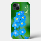 Vergeet-me-niet Gepersonaliseerd Case-Mate iPhone Case (Achterkant)