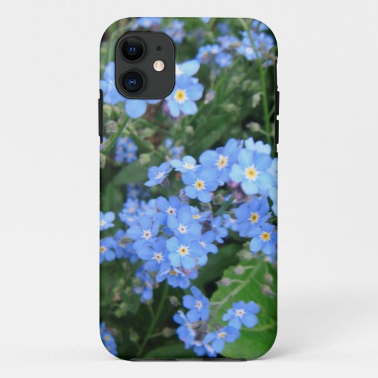 *Vergeet-me-niet* iPhone Case (Achterkant)