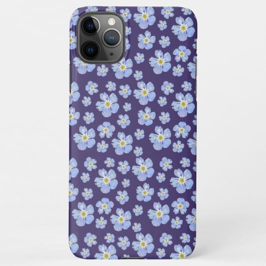 Vergeet me niet iPhone hoesje (Achterkant)